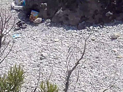 Nudists in the Crimea.