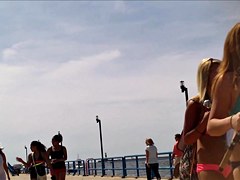 Candid Beach Bikini Butt Ass West Michigan Booty Go Fish