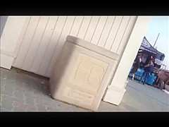 Voyeur'd ass at beach