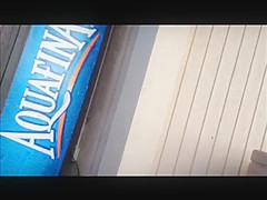Voyeur'd ass at beach