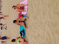 Big booty beach ass