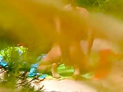 Girl Thinks She's Alone On The Beach