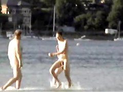 on the beach
