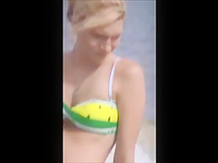sexy milf crotch shot spy 180, cameltoe ,loose bikini