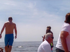 Candid Beach Bikini Butt Ass West Michigan Booty Quickie
