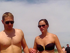 Candid Beach Bikini Butt Ass West Michigan Booty Quickie