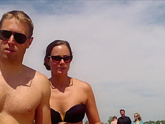 Candid Beach Bikini Butt Ass West Michigan Booty Quickie