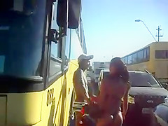 Filming a Brazilian Girl in Porto Seguro Beach.