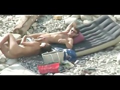 Nudist Blowjob on the beach