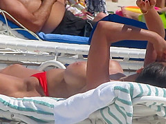 Fake Boobs on the beach