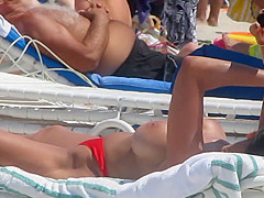 Fake Boobs on the beach