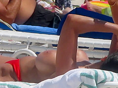 Fake Boobs on the beach