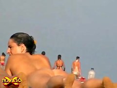 3 nudistas voyeur video one