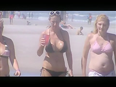 hot milf beach voyeur 9 and 10 huge jiggly tits