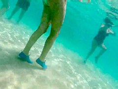 Italian teen thong gopro underwater