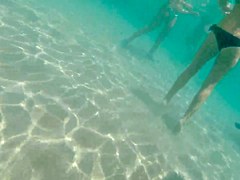 Italian teen thong gopro underwater