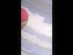 candid hot milf beach spy, tit slip, nice show