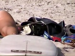 caught rubbing fat pussy at beach, crotch shot spy 164