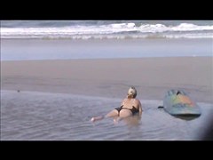 hot blonde super wet crotch shot 62
