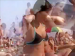 Topless babes - voyeur video