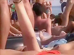 Topless babes - voyeur video