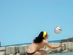 beach topless