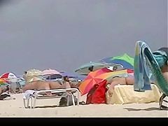 Busty Girl on Nude Beach by TROC