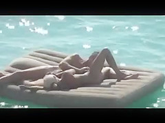 Nude Beach - Nice Blond Fuck on Airbed