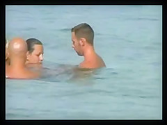 Very Hot Couple on Beach BVR