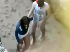 Quick and Hard fuck on the Beach
