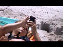 quick beach crotch shot 38 skin tight cameltoe