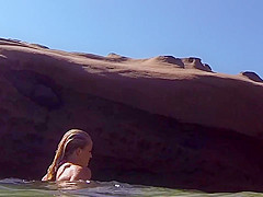 Hot beach girls showing lots of skin summer 2014