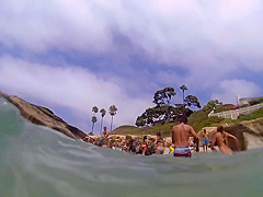 Hot beach girls showing lots of skin summer 2014
