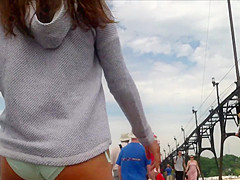 Candid Beach Bikini Ass Butt West Michigan Booty Like That