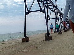 Candid Beach Bikini Ass Butt West Michigan Booty Like That