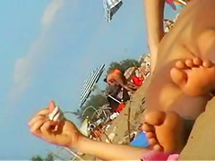 nudisti in spiaggia