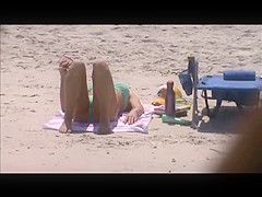 blonde teen beach crotch shot spy 57 ass cameltoe tits combo