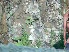 Voyeur. Nice Tits on public beach