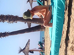 voyeur look at the beach