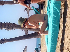 voyeur look at the beach