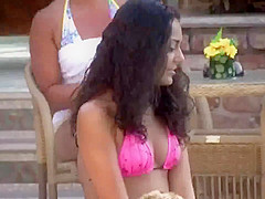 Beautiful girl in hot bikini