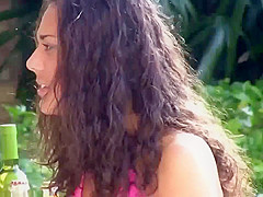 Beautiful girl in hot bikini