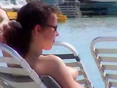 Horny tits - beach voyeur