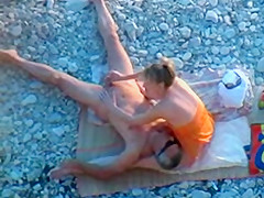 Public beach amateur fuck