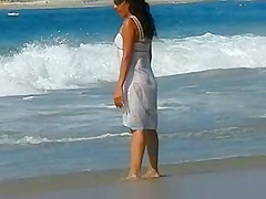 Wet dress See through