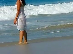 Wet dress See through