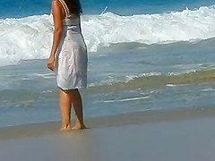 Wet dress See through