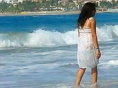 Wet dress See through