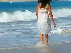 Wet dress See through