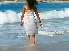 Wet dress See through